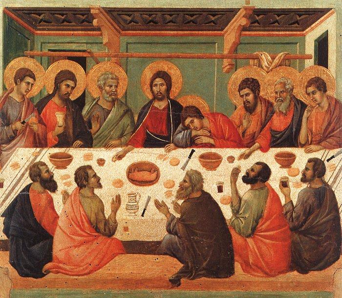 Duccio di Buoninsegna The Last Supper00 oil painting image